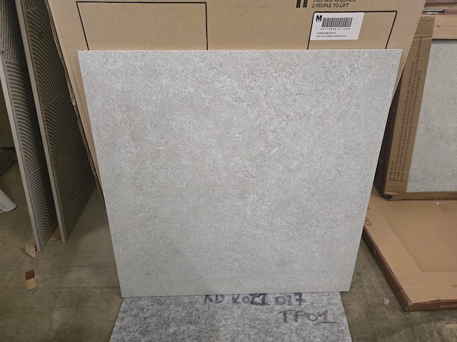 1x keramiek blad lightgrey mat 60x60x1 - afbeelding 4 van  4