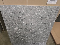 1x keramiek blad stoned mat 60x60x1 - afbeelding 2 van  3