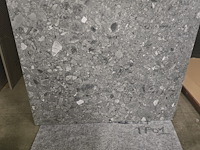 1x keramiek blad stoned mat 60x60x1 - afbeelding 3 van  3