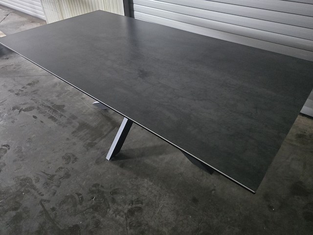 1x keramiek tafel grijs 200x100 - afbeelding 4 van  10