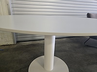 1x keramiek tafel rond wit 120x120 - afbeelding 9 van  10