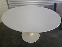1x keramiek tafel rond wit 120x120 - afbeelding 10 van  10