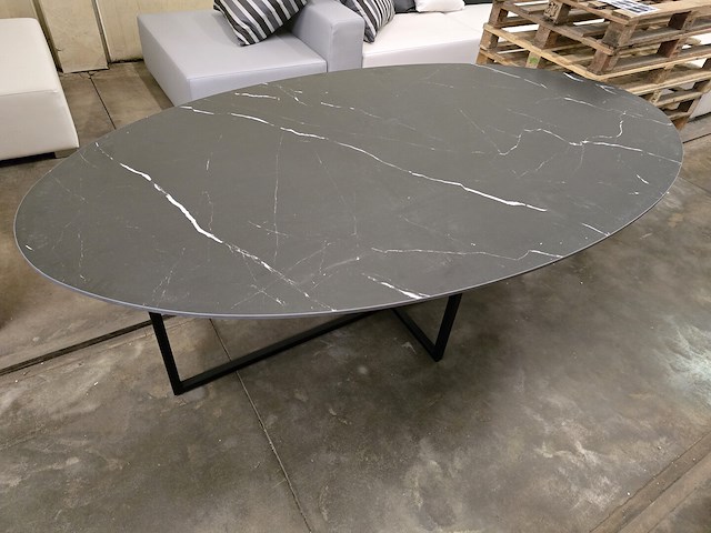 1x keramisch tafelblad 220x120 zwart - afbeelding 3 van  4