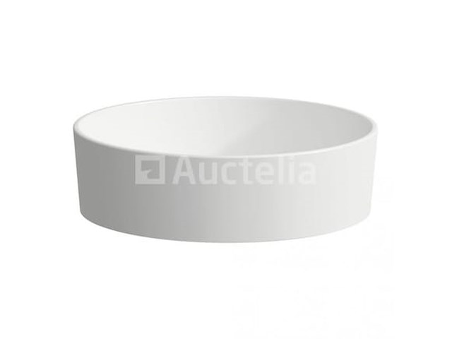 1x laufen kartell - waskom 75x35 cm, diameter 42 cm, saphirkeramik, wit - afbeelding 2 van  3