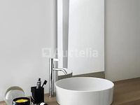 1x laufen kartell - waskom 75x35 cm, diameter 42 cm, saphirkeramik, wit - afbeelding 2 van  3