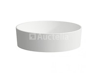 1x laufen kartell - waskom 75x35 cm, diameter 42 cm, saphirkeramik, wit - afbeelding 2 van  3