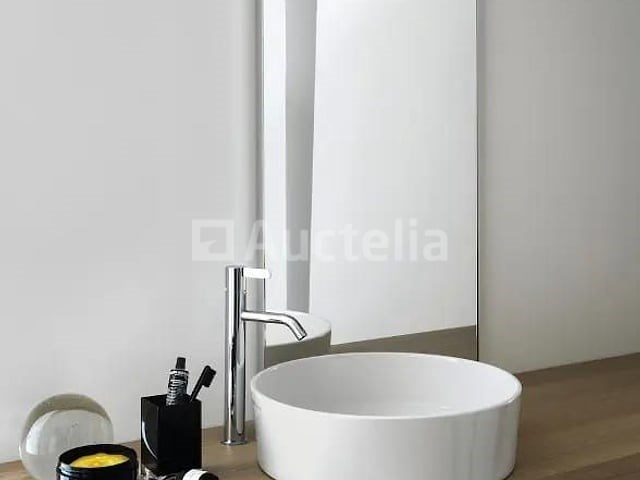 1x laufen kartell - waskom 75x35 cm, diameter 42 cm, saphirkeramik, wit - afbeelding 1 van  3