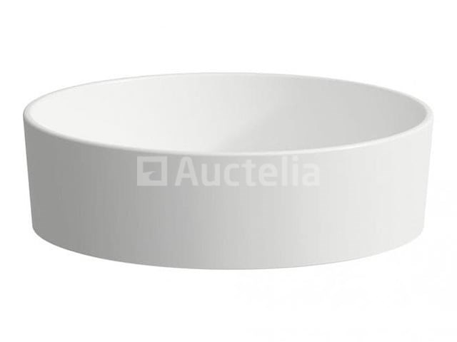 1x laufen kartell - waskom 75x35 cm, diameter 42 cm, saphirkeramik, wit - afbeelding 3 van  3