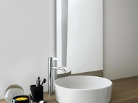 1x laufen kartell - waskom 75x35 cm, diameter 42 cm, saphirkeramik, wit - afbeelding 3 van  3
