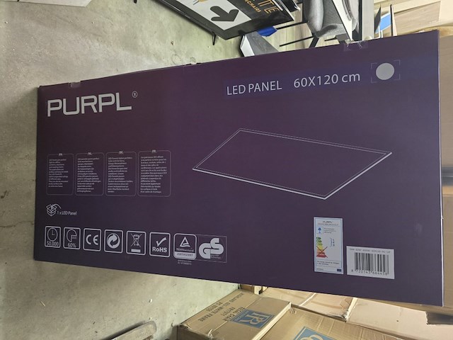 1x led paneel 60x120cm - afbeelding 1 van  4