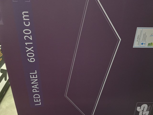 1x led paneel 60x120cm - afbeelding 2 van  4