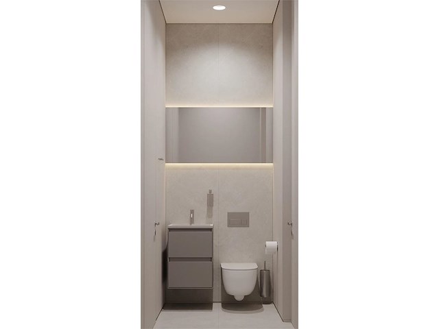 1x led spiegel met touchknop en antifog - afbeelding 1 van  1