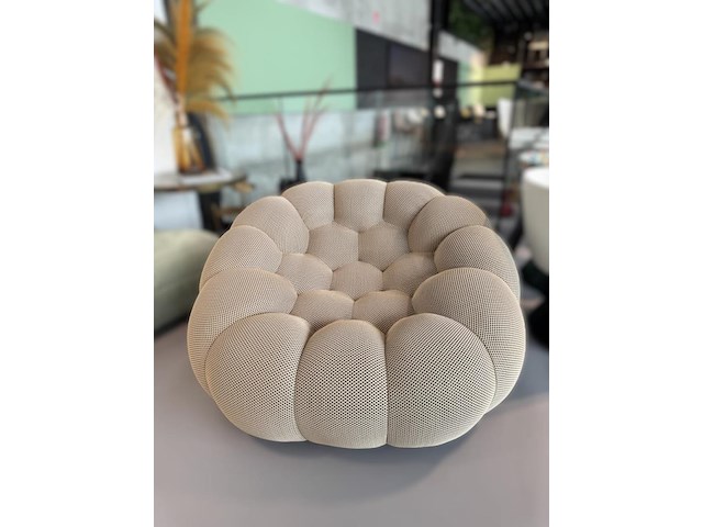1x lounge zetel beige - afbeelding 1 van  6