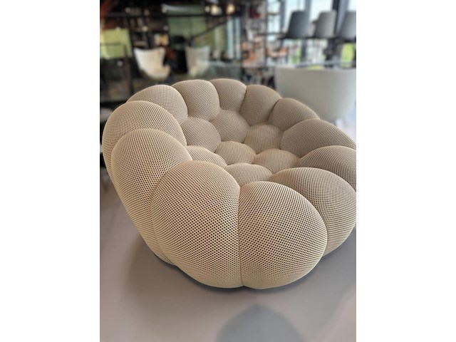 1x lounge zetel beige - afbeelding 2 van  6