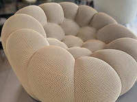 1x lounge zetel beige - afbeelding 2 van  6