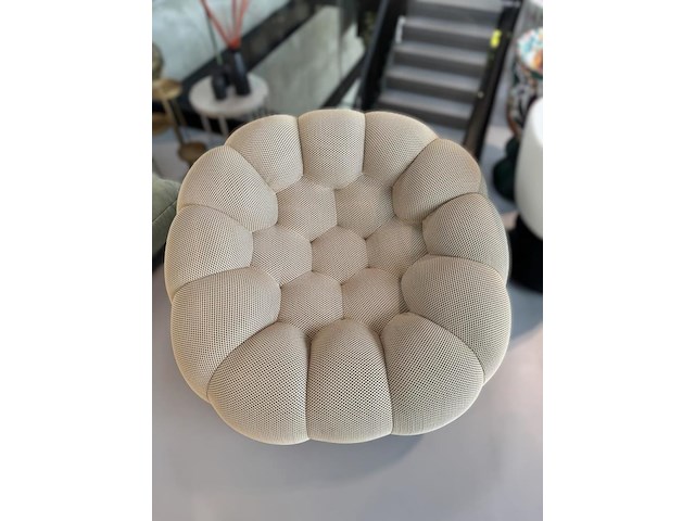 1x lounge zetel beige - afbeelding 3 van  6