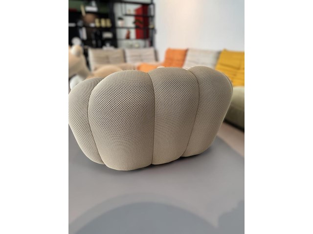 1x lounge zetel beige - afbeelding 5 van  6