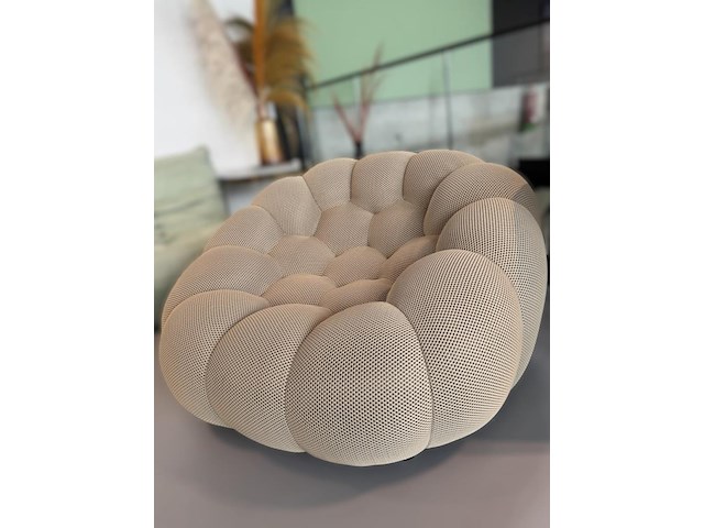 1x lounge zetel beige - afbeelding 6 van  6
