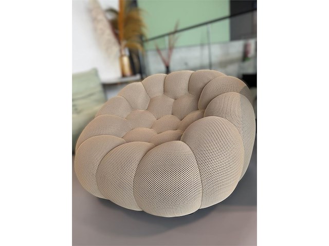 1x lounge zetel beige - afbeelding 6 van  6