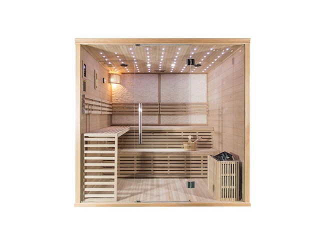 1x luxueus ingerichte sauna 03 - afbeelding 1 van  11