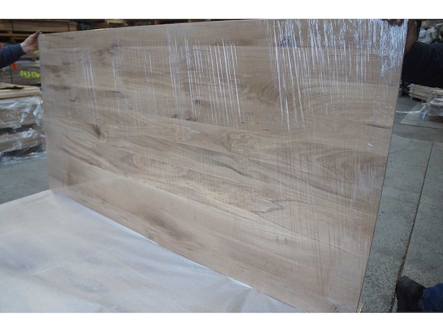 1x massief eiken tafelblad 2m00 - afbeelding 1 van  4