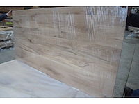 1x massief eiken tafelblad 2m00 - afbeelding 1 van  4