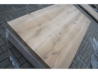 1x massief eiken tafelblad 2m10 - afbeelding 3 van  4