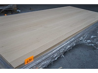 1x massief eiken tafelblad 2m40 - afbeelding 1 van  2