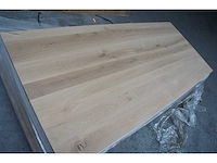 1x massief eiken tafelblad 2m40 - afbeelding 2 van  3