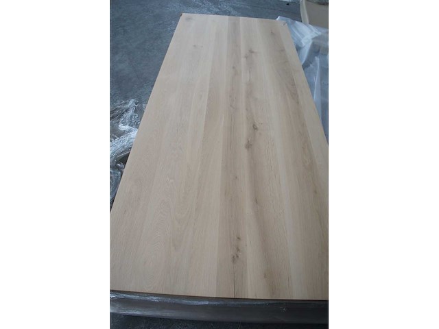 1x massief eiken tafelblad 2m40 - afbeelding 3 van  3