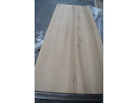 1x massief eiken tafelblad 2m40 - afbeelding 3 van  3