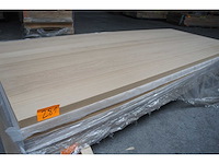 1x massief eiken tafelblad 2m40 - afbeelding 1 van  3