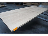 1x massief eiken tafelblad 2m40 - afbeelding 1 van  2