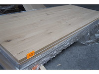 1x massief eiken tafelblad 2m40 - afbeelding 1 van  3