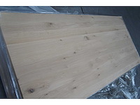 1x massief eiken tafelblad 2m40 - afbeelding 2 van  3