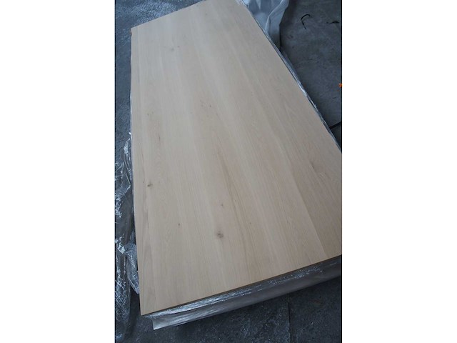 1x massief eiken tafelblad 2m40 - afbeelding 3 van  3