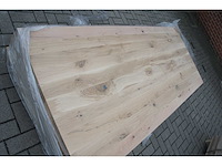 1x massief eiken tafelblad 2m50 - afbeelding 3 van  3
