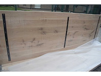 1x massief eiken tafelblad 3m - afbeelding 2 van  4