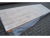 1x massief eiken tafelblad 3m - afbeelding 3 van  4