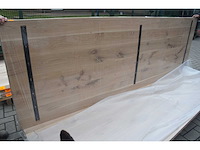 1x massief eiken tafelblad 3m - afbeelding 2 van  4