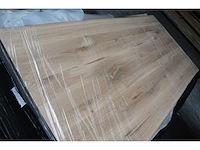1x massief eiken tafelblad boomstameffect 2m00 - afbeelding 2 van  3