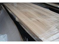 1x massief eiken tafelblad boomstameffect 2m00 - afbeelding 3 van  3