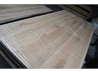 1x massief eiken tafelblad boomstameffect 2m00 - afbeelding 2 van  2