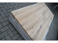 1x massief eiken tafelblad boomstameffect 2m10 - afbeelding 4 van  4