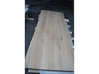 1x massief eiken tafelblad boomstameffect 2m40 - afbeelding 2 van  2
