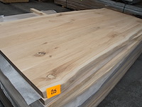 1x massief eiken tafelblad boomstameffect 2m40 - afbeelding 1 van  4