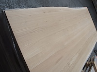 1x massief eiken tafelblad boomstameffect 2m40 - afbeelding 3 van  5