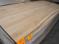 1x massief eiken tafelblad boomstameffect 2m40 - afbeelding 1 van  3