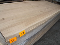 1x massief eiken tafelblad boomstameffect 2m40 - afbeelding 1 van  4