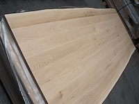 1x massief eiken tafelblad boomstameffect 2m40 - afbeelding 2 van  4